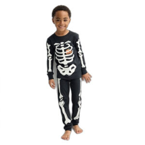 Glow Skeleton Pj Set Size 12